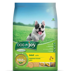 DOG n joy Complete สูตรเจ อาหารเม็ดสำหรับสุนัขทุกสายพันธุ์